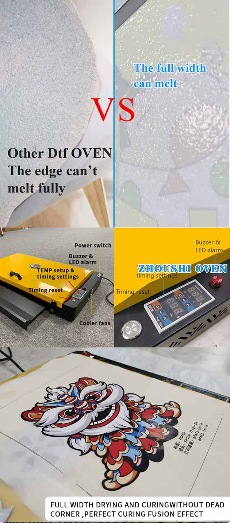 تفاصيل فرن dtf