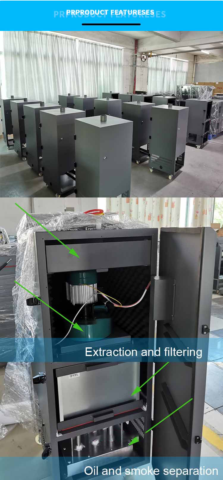 ميزات prproduct لتنقية الهواء dtf