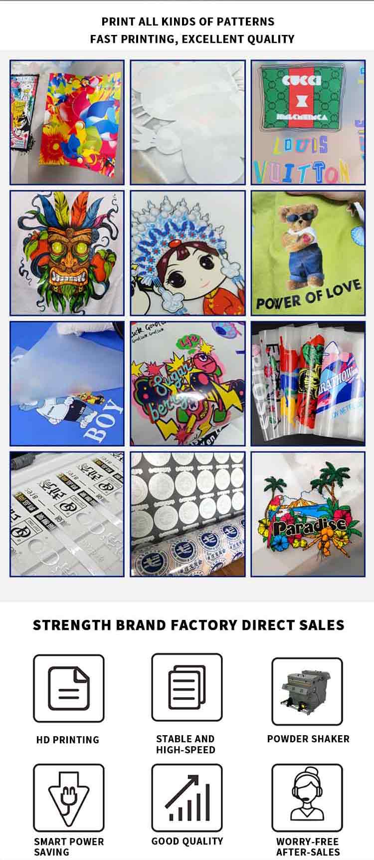 تطبيق آلة مسحوق شاكر dtf