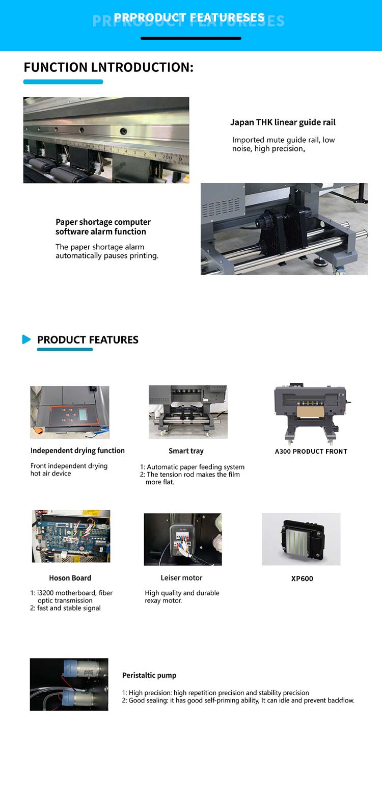 ميزة طابعة A3 dtf