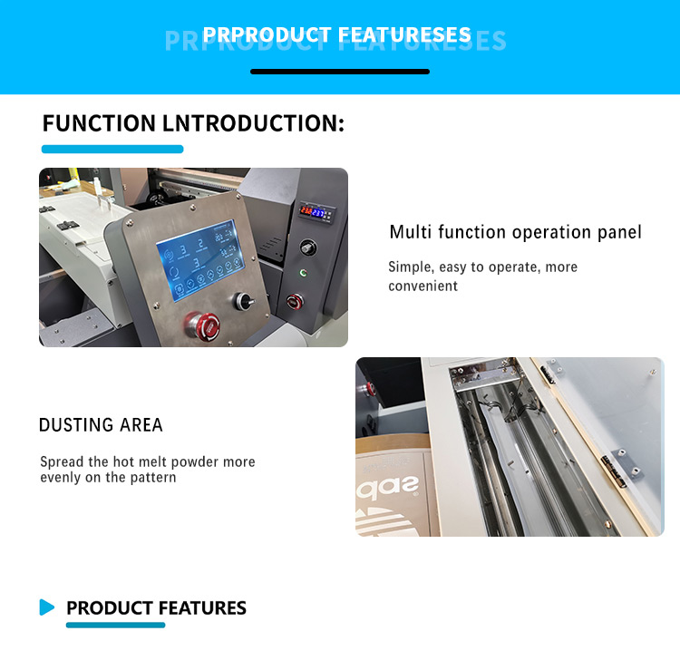 ميزة طابعة A3 dtf الكل في واحد