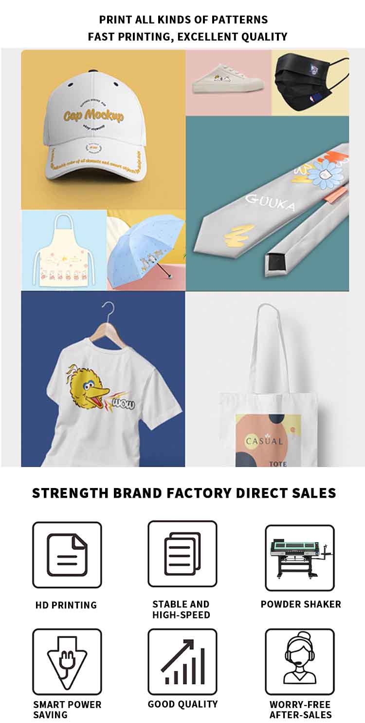 تطبيق طابعة أربعة رؤوس dtf