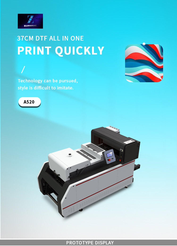 طابعة A3 dtf مع شاكر في واحد